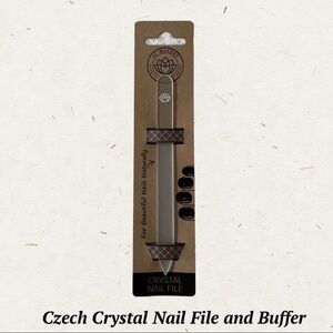 ✨New 2 in 1 Crystal Nail File & Buffer Shiner✨